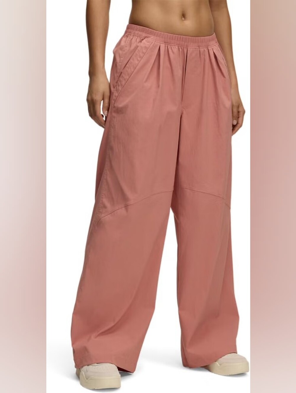 Women's UA Unstoppable Woven Parachute Pants In Canyon Pink Size Large NWT